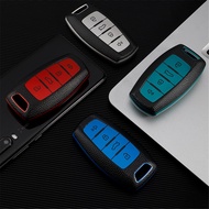 4 Buttons TPU Leather Texture  Car Key Cover Case for Haval H6 F7 F7x M6 H2S H4 Dargo Smart Remote K