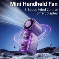JWJ Ice Compress Mini Electronic Fan 6 Gear Hanging Rope Air Conditioner Fan Lightweight 2400mAh Min