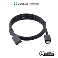 UGREEN HDMI 2.0 MALE TO FEMALE EXTENSION CABLE 0.5M/1M/2M/3M (BLACK)