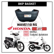 𝗙𝗥𝗘𝗘 𝗦𝗞𝗥𝗨 BKP BASKET HONDA WAVE110 RS / WAVE 110 RS W110 RS Plastic Plastik Pvc Motor Front Bakul De
