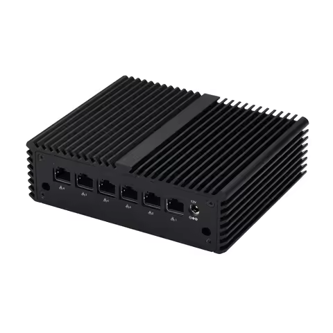 Qotom Q10900G6 Series 6x 2.5G LAN Mini PC N100/ X7425E/ I3-N305 Processor to DIY Router Firewall/ De