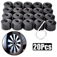 New🔥 20Pcs Car Wheel Bolt Nut Cap Lug Nuts for VW Golf MK4 Auto Hub Screw Cover Protection Dust Proo