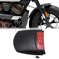 ตัวขยายบังโคลนหน้าสำหรับรถมอเตอร์ไซค์ Harley Sportster S RH1250 RH1250S 2021 2022ต่อขยายป้องกันที่กันโคลนติดรถยนต์สีดำ