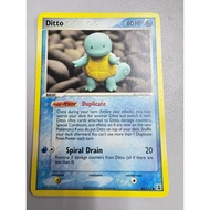 Water type - Pokemon card - Ditto (Squirtle) 64/113