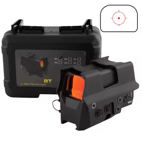 R-8T 1x38mm Holographic Reflex Red Dot Sight Tactical Optic Rifle Scope Hunting Scope M4/AR15 for 20