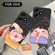 Square Edge Case For Vivo Y03 Y19S Y100 Y36 Y17S Y16 Y22 Y35 Y02S Y21 Y21S Y33S - Casing hp - MF57