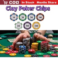 14 Gram Colorful Clay Poker Chips Chip High Quality Crown Texas Poker Chip Party Game