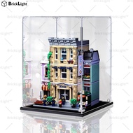 ❤️Kotak Akrilik Lutsinar, for Lego 10278 Police Station Donut Shop Newspaper Building Block Model To