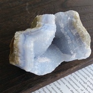 Chalcedony 馬達加斯加產地 藍玉髓 藍紋瑪瑙 天然礦石 原礦