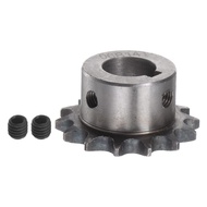 HARFINGTON DIN/ISO 06B Roller Chain Sprocket 14T Pitch 3/8" 17mm Bore A3 Carbon Steel Motor Drive Ge