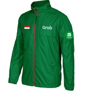 Windbreaker Jacket distro grab grab grabbike grabfood waterproof taslan Jacket Casual grab grabbike 