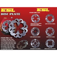 (ESL) R4 BRAKE DISC 4MM CUTTING GALFER RCB 200M 220MM 245MM 267MM DEPAN BELAKANG Y15 Y16 ABS LC5S MJ