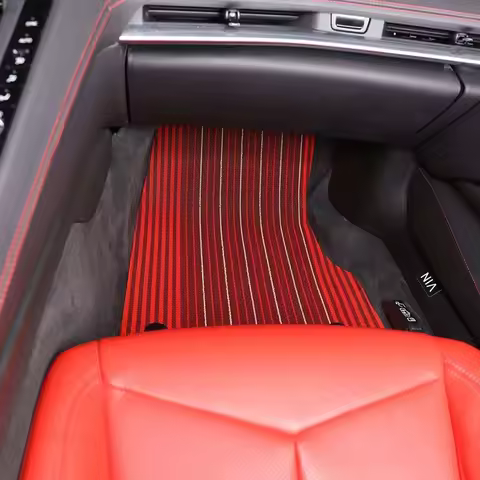 Custom Car Floor Mats Waterproof Anti-Slip No Odor Wire Mat For 2020-2026 Corvette C8 Stingray Z51 Z
