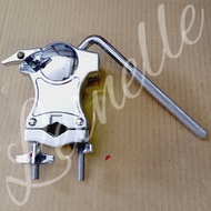 Single L Rod Mount Clamp Mounting Bracket Extension Clip for Tom Drum