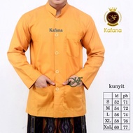 Turmeric Color Koko Tojiro Shirt/Ammu Koko Shirt/Men's Muslim Koko Shirt/Men's Muslim Clothing (Muslim Charm)Kafana49