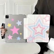 For Samsung Galaxy Tab A8 10.5 (2021)  SM-X200 SM-X205 SM-X207 Y-fold Stand Cover Fashion Cute Carto