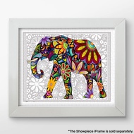 The Cheerful Elephant 500 plastic piece puzzle, Pintoo brand, Jigsaw puzzle,