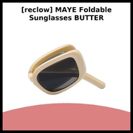 [reclow] MAYE Foldable Sunglasses BUTTER / Korean Sunglasses / Foldable Design / 100% Genuine by rec