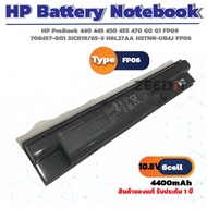 HP Battery Notebook แบตเตอรี่โน๊ตบุ๊ก HP Probook 440 445 450 455 470 G0 G1 FP06 ของแท้ 100%