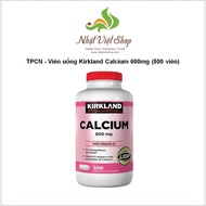 (Date: October 2025) - American Kirkland Calcium 600mg With Vitamin D3 Calcium Supplement 500 Tablet