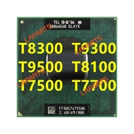 T8300 T9300 T8100 T7500 T7700 CPU Processor Socket P Dual Core PM965 GL40 Big Sale
