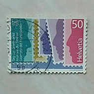 (AA) Swiss Stamps 1987 stamp Day - stamp 50Ct Used