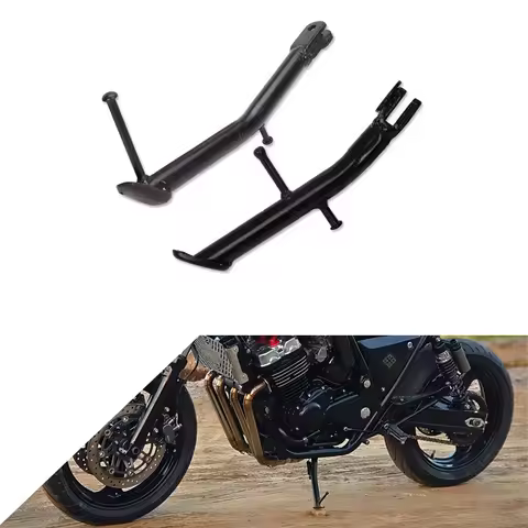Motorcycle Left Side Kickstand Foot Kick Stand Support w/ Spring For Honda CB 400 CB400 SF 1992-1998