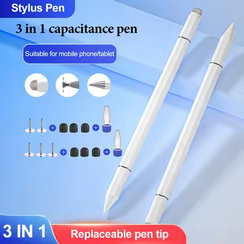 3 In 1 Stylus Pen For ipad Touch Pencil For Cell Phone Stylus For Android Pen For Phone Touch Screen
