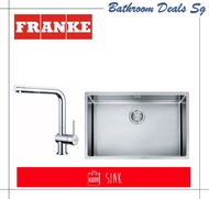 FRANKE SS304 690MM Single Bowl Kitchen Sink Bundle With Franke Mixer Faucet