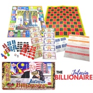 2 in 1 The Billionaire Jutaria Game / Dam Draughts (Original Big Board)