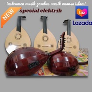 Gambus oud elektrik instrumen alat musik islam