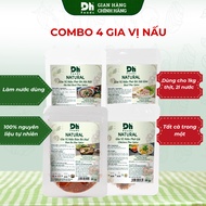 Combo of 4 Natural Spices for Cooking Pho and Vermicelli Dh Foods - Complete Spices for Cooking Verm