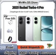 2025 Xiaomi Redmi Turbo 4 Pro Phone Snapdragon 8s Gen 4/50MP+20MP Camera  6.83inch 90W Charging 7550