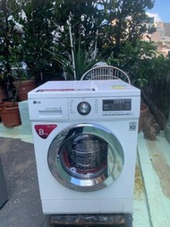洗衣機 8KG LG 前置式大眼雞1400轉 (可櫃底安裝 可飛頂)二手電器 #清倉大減價 #最新款 #貨到付款 #香港二手 #二手洗衣機 #二手雪櫃 #搬屋