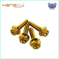 ◶ ✲ ️ HENG SHOCK BOLT SET AEROX155/GRAB BAR BOLT NMAX (Set of 4pcs)