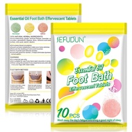 SEFUDUN Mandian Kaki Tablet Effervescent Bantuan Tidur Tablet Rendam Kaki Sejuk Menghilangkan Kelemb