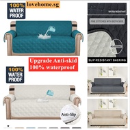 1/2/3/4 Seater Sofa Cover 100% Waterproof Skidproof Sofa Cover HIGH QUALITY Sofa Cover Protector Coo