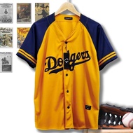 Dodgers orange navy baseball Jersey for Men and Women