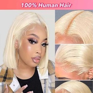Blonde Lace Front 13X4 613 Bob Wig Human Hair 180%