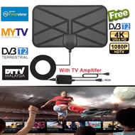 VOUCHE 1080p Receiver Digital TV Antenna 4K HDTV Indoor Digital Digital Signal Amplified DVB-T2 DVB-T2 TV Antenna