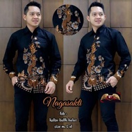 DEALOVASTORE - Kemeja Batik Pria Lengan Panjang Kemeje Batik Pria Modern 2022 Baju batik Pria Tunik 