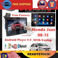  Honda Jazz 2008-2013  2+16G 10inch Android Player Android 9.0【Free Camera】