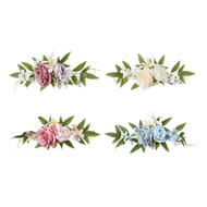 [whfashionkk] Wedding Arch Flower Welcome Sign Decoration Flower Romantic Aisle Bench Flower Artific