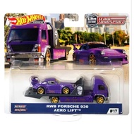 Hot Wheels Team Transporter RWB Porsche 930 Aero Lift