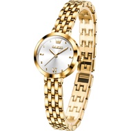 OLEVS 9992 Fashion Women Quartz Watch Gift Stainless Steel Watchband Round-dial Wristwatch