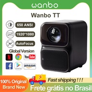 ☪Wanbo TT Portable Smart Projector NETFLIX Certified AutoFocus HD 1080P 650ANSI Dolby AUDIO Glob ☾v