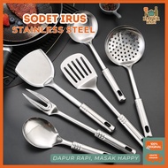 Neat Kitchen - 6-in-1 Stainless Steel Cooking Utensil Set, Rust-Resistant & Heat-Resistant – 6 Pcs K