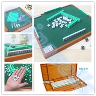 Mahjong/   Hollow Mahjong Travel Travel MIN Mahjong with Folding Table Ruler Dice Full Set