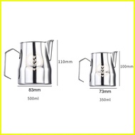 ︎ Koryaiko Stainless Steel Milk Foam Pot Pitcher Foam Pitcher Milk Frothing Pitcher 350ml /500