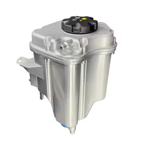 Aluminum Coolant Reservoir Tank w/Cap for 2007-2019 BMW X5 X6 E70 F15 F85 E71 E72 F16 F86 2.0/3.0/4.